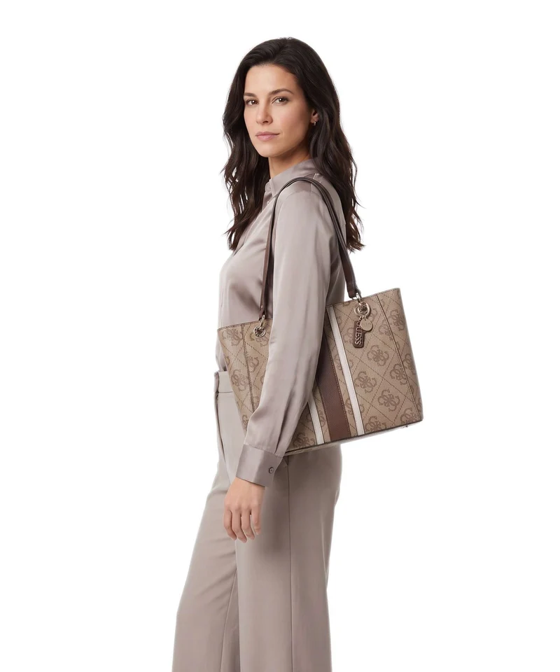 Guess Noelle II Cabas latte logo/brown