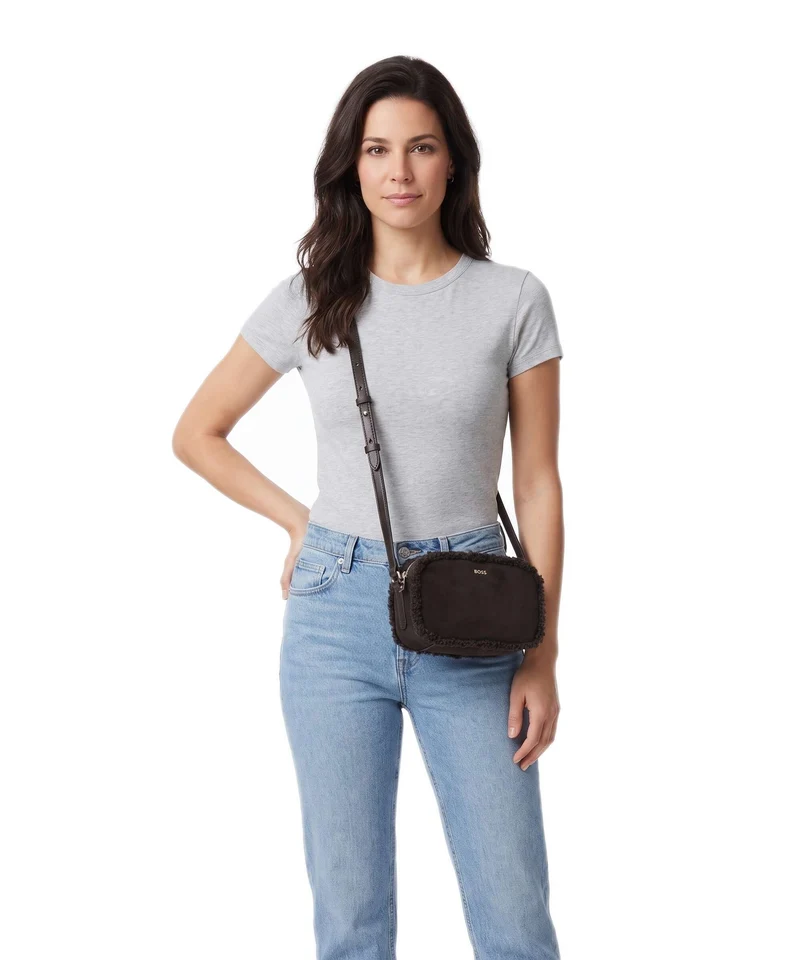 BOSS Sandy Sac bandoulière dark brown