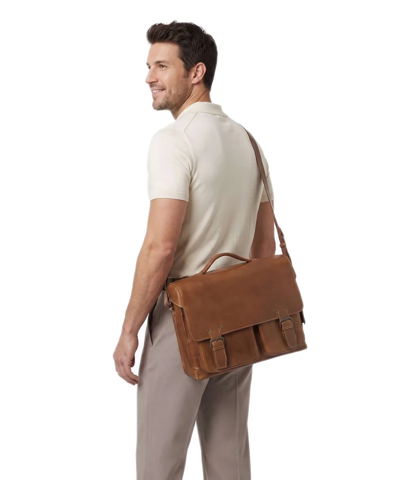 Aunts & Uncles Heritage Finn Porte-document tan