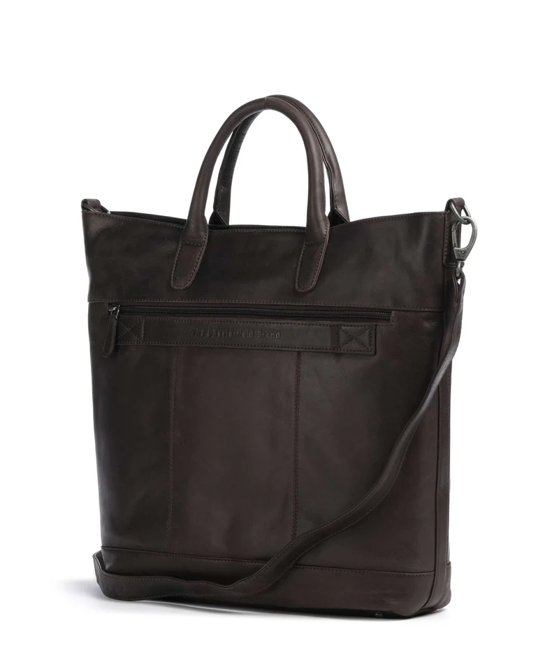 The Chesterfield Brand Wax Pull Up Cow Westbrook Sac à main brown