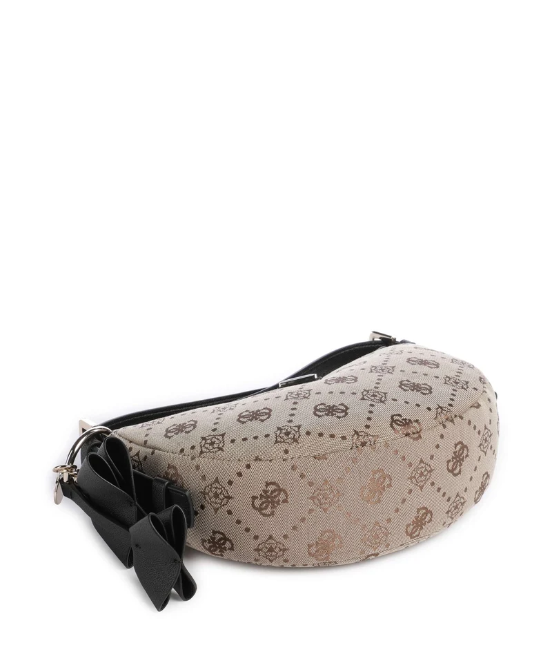Guess Dorothy Sac porté épaule latte logo/black