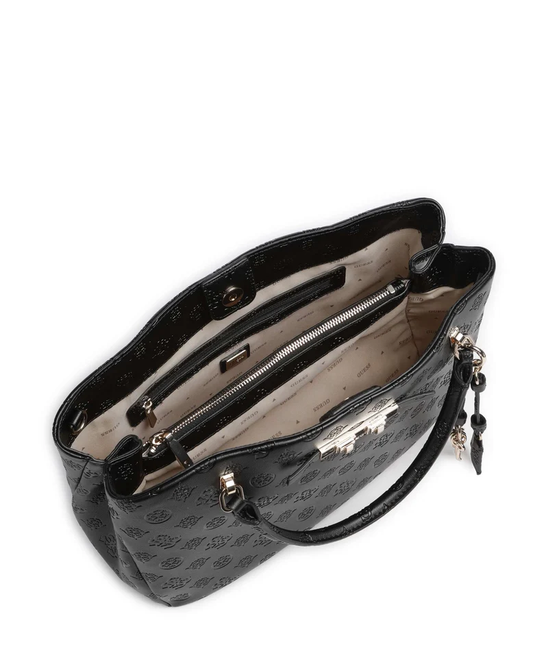 Guess Carmella Girlfriend Sac à main black logo