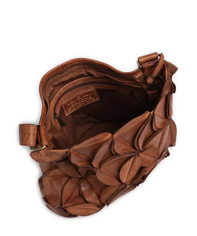 Depeche Rio Sac porté épaule dark cognac
