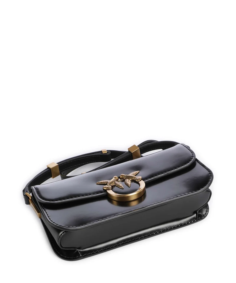 Pinko Love Box Horizontal Sac bandoulière nero/antique gold