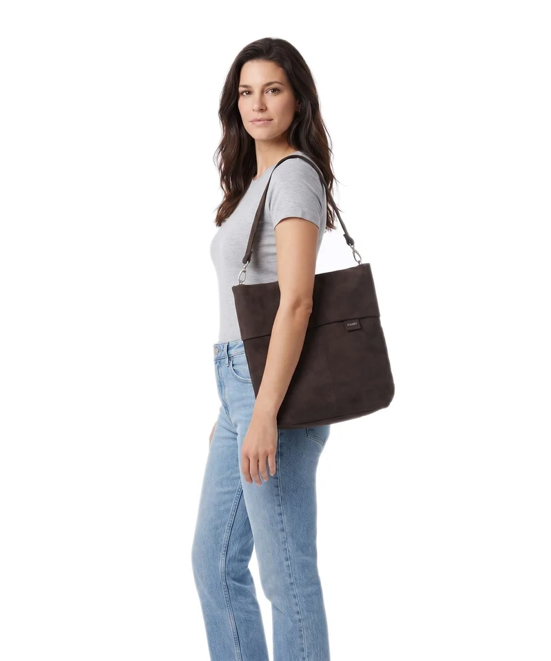 Zwei Mademoiselle.M M12 Sac fourre-tout nubuk/espresso