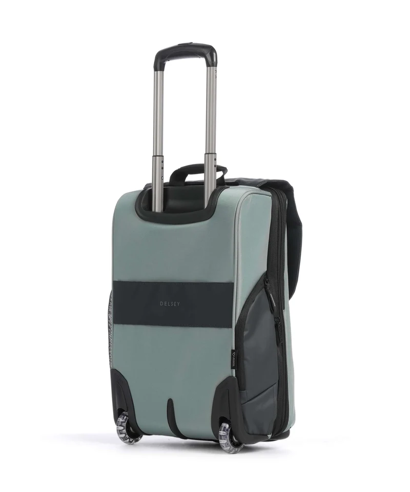 Delsey Paris Securflap Sac à dos à roulettes sage green