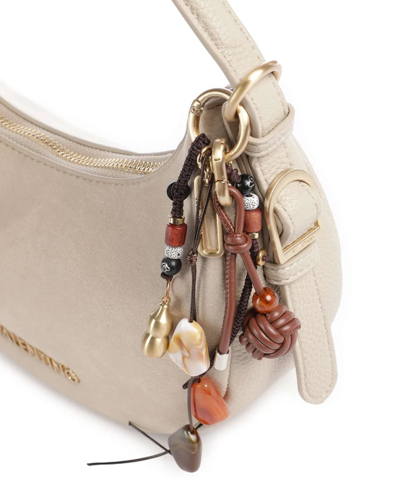 Valentino Bags Winnie Winter Sac porté épaule ecru