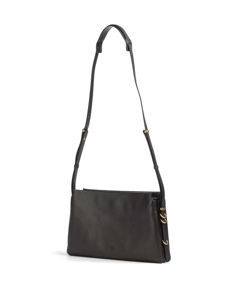 Pinko Triplet Sac porté épaule marrone marasca/antique gold