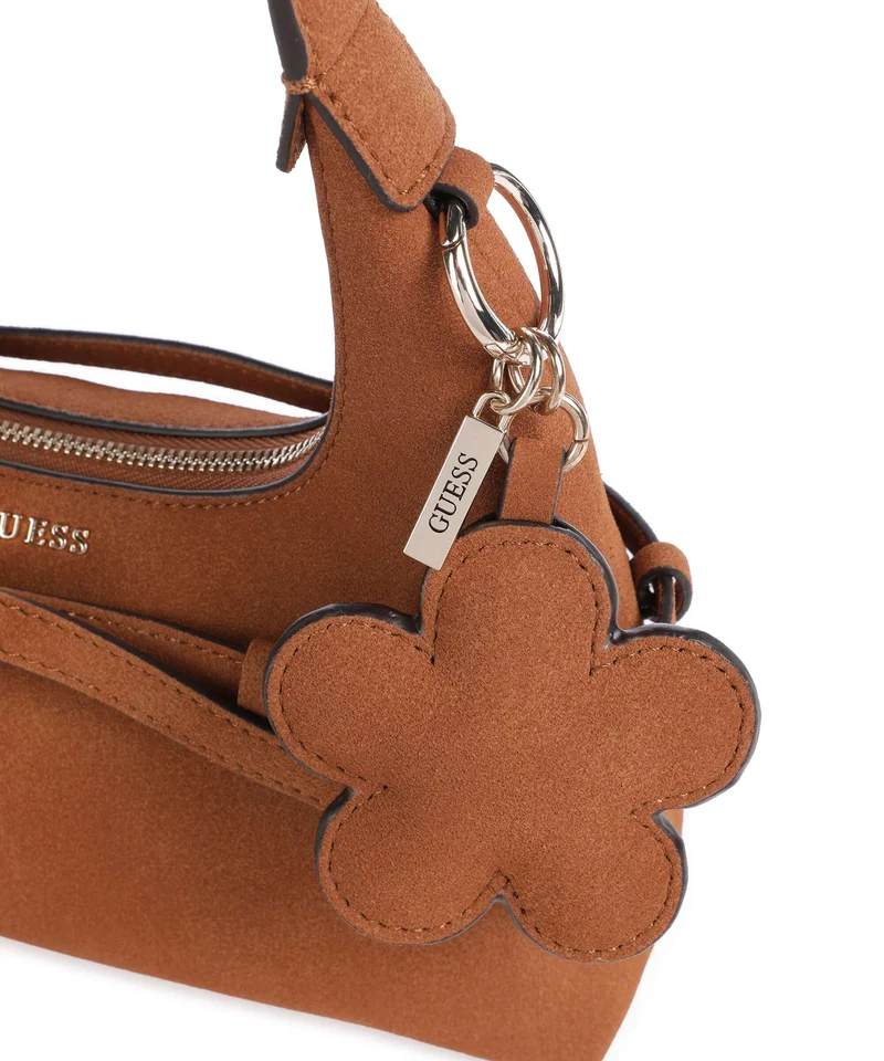 Guess Taylor Mini Sac porté épaule cognac