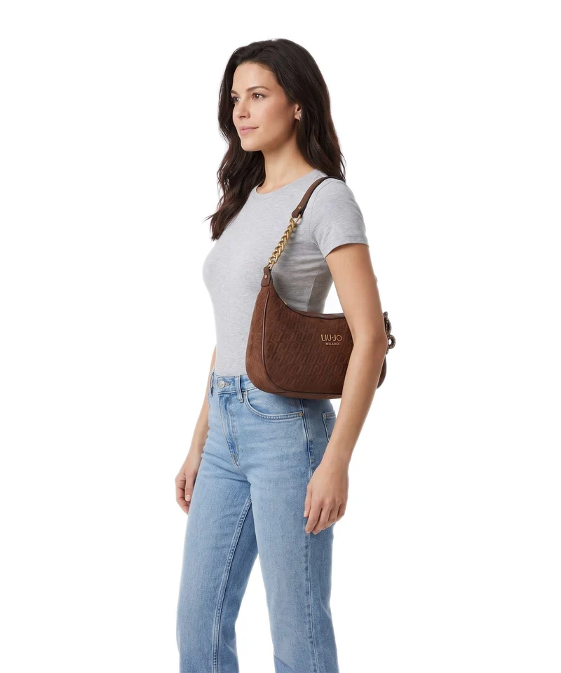 Liu Jo Ridhi S Sac porté épaule tabacco