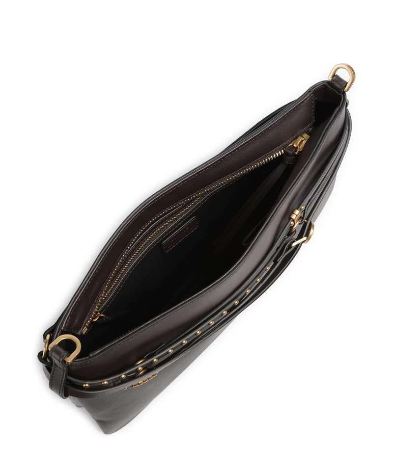 Pinko Belt Classic Sac porté épaule marrone marasca/antique gold