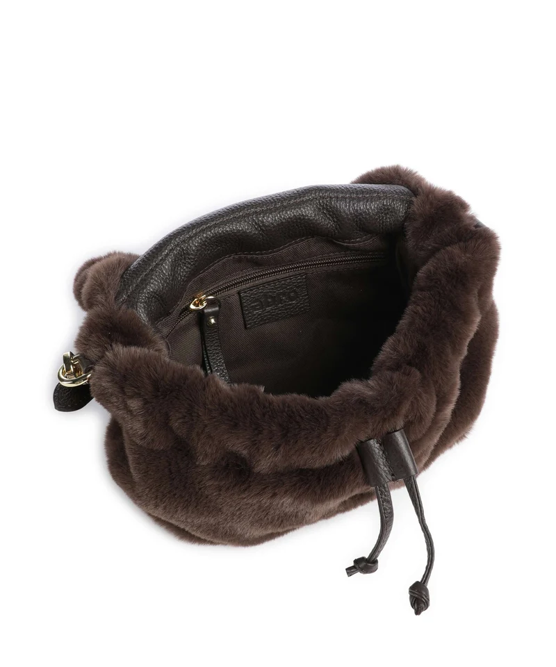 Abro Temi Small Sac porté épaule dark brown