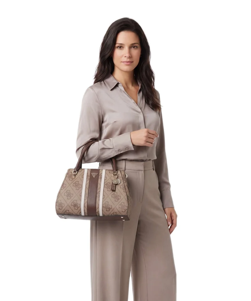 Guess Noelle II Luxury Sac à main latte logo/brown