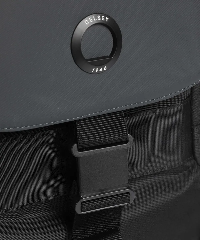 Delsey Paris Securflap Sac à dos à roulettes black