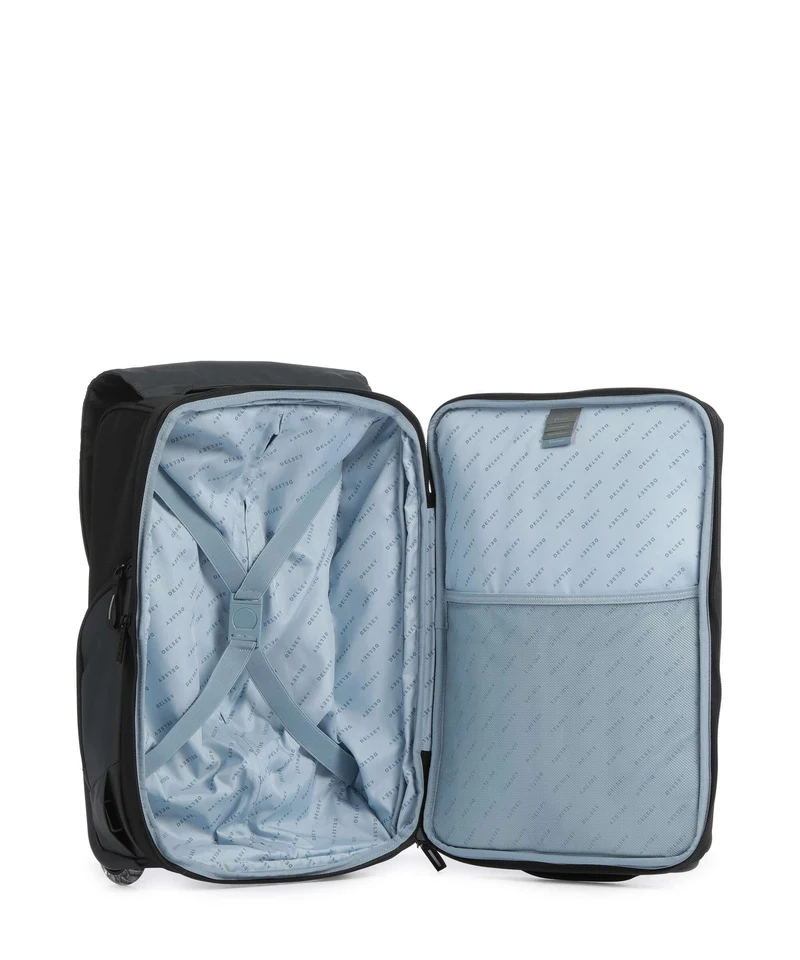 Delsey Paris Securflap Sac à dos à roulettes black