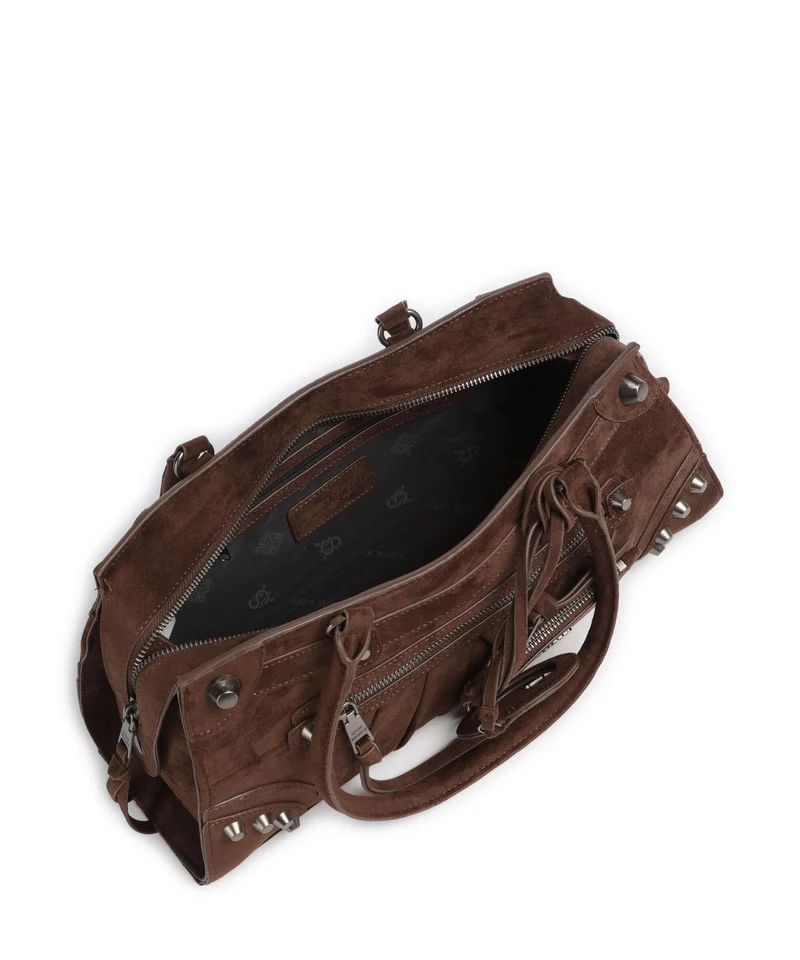 Steve Madden BRAVYN-S Sac porté épaule chocolate/silver