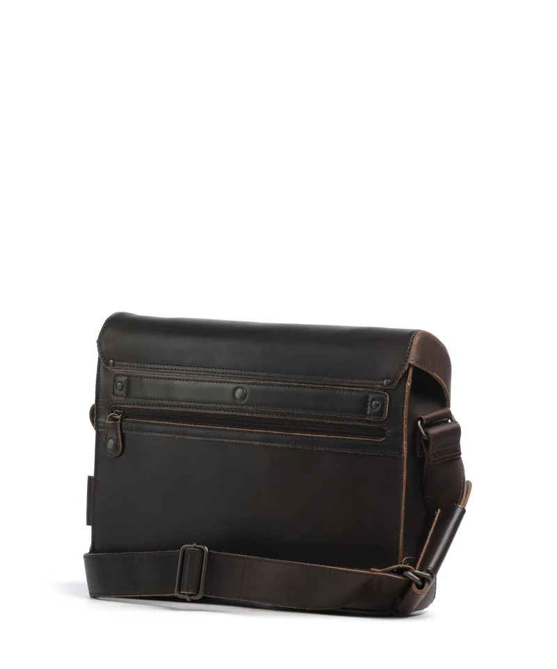 Aunts & Uncles Heritage Judd Sac messager dark brown