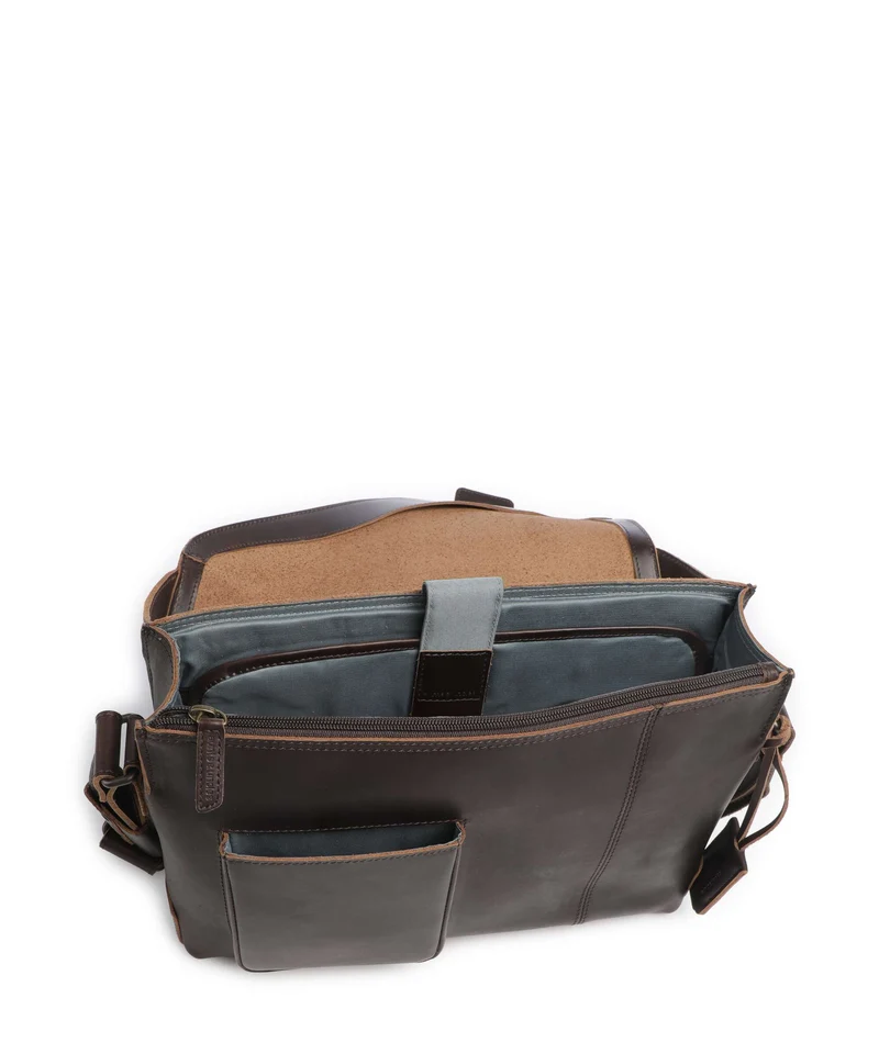 Aunts & Uncles Heritage Judd Sac messager dark brown