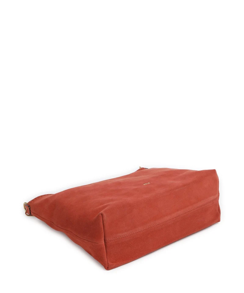 Abro Suede Signature Sac fourre-tout dark orange