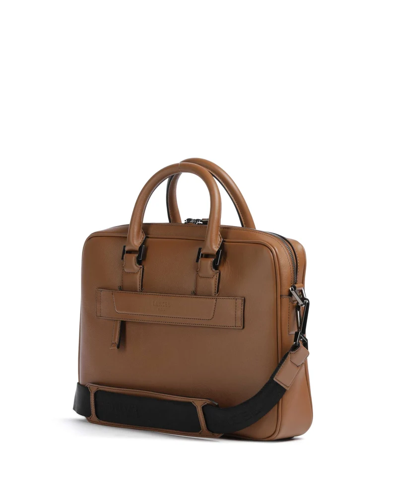 Lancel Edgard Porte-document cognac