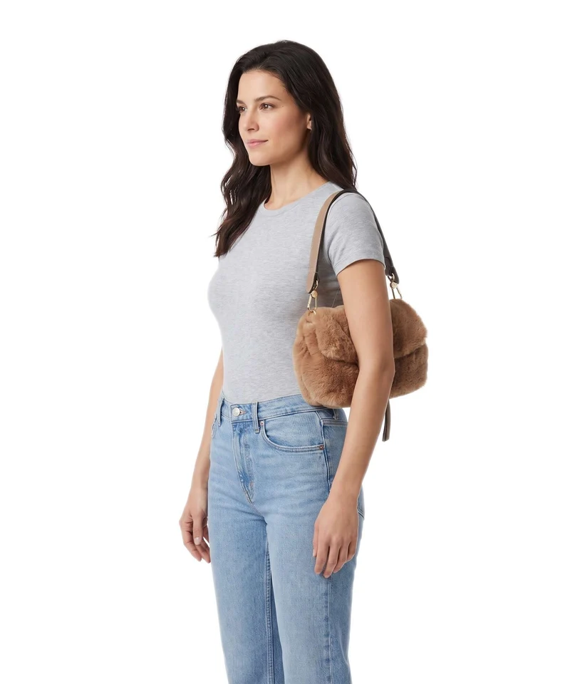 Abro Temi Small Sac porté épaule cappuccino