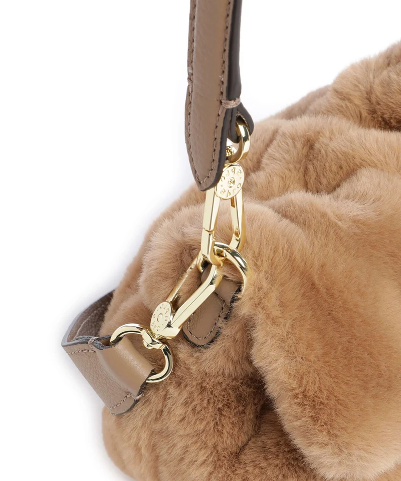 Abro Temi Small Sac porté épaule cappuccino