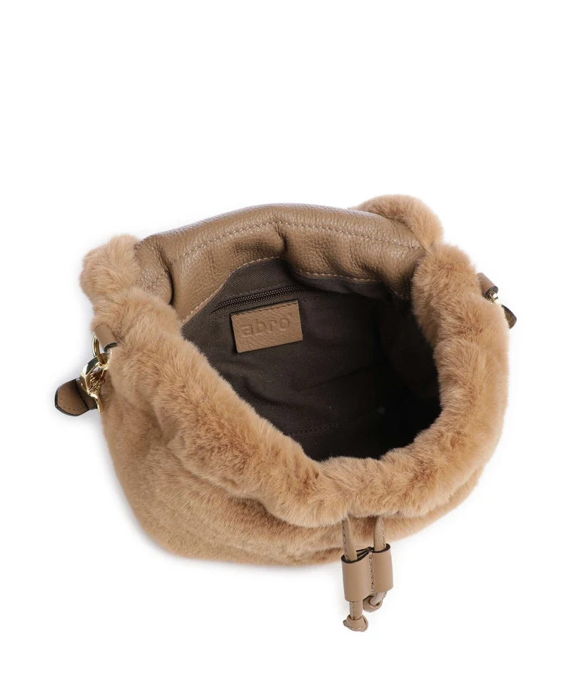 Abro Temi Small Sac porté épaule cappuccino