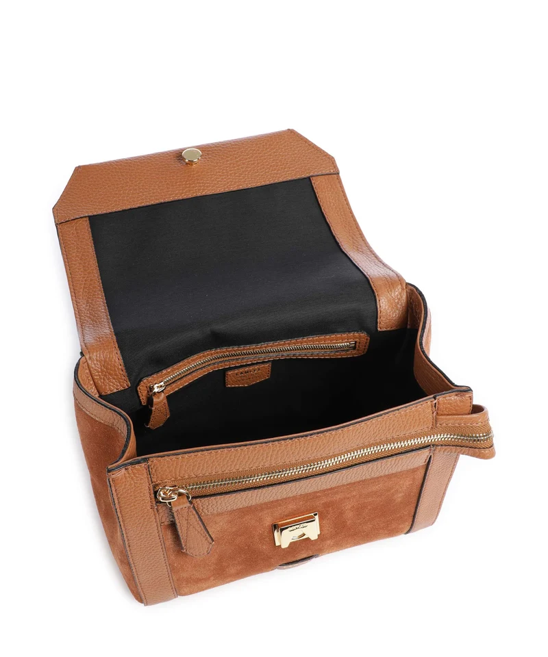 Lancel Ninon M Sac porté épaule camel