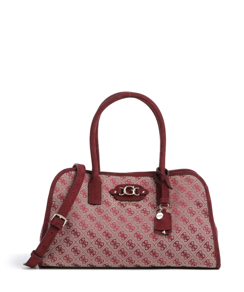 Guess Samantha Girlfriend Sac à main merlot logo