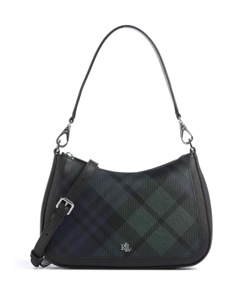 Lauren Ralph Lauren Danni 26 Sac porté épaule black watch tartan