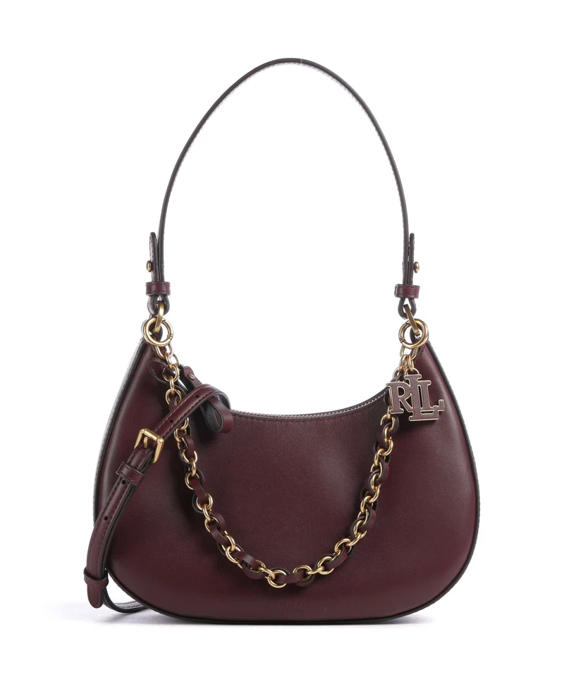 Lauren Ralph Lauren Marcy Medium Sac porté épaule dark garnet