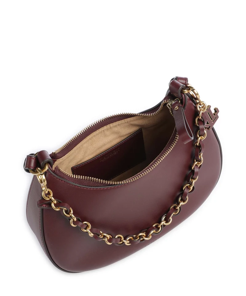 Lauren Ralph Lauren Marcy Medium Sac porté épaule dark garnet