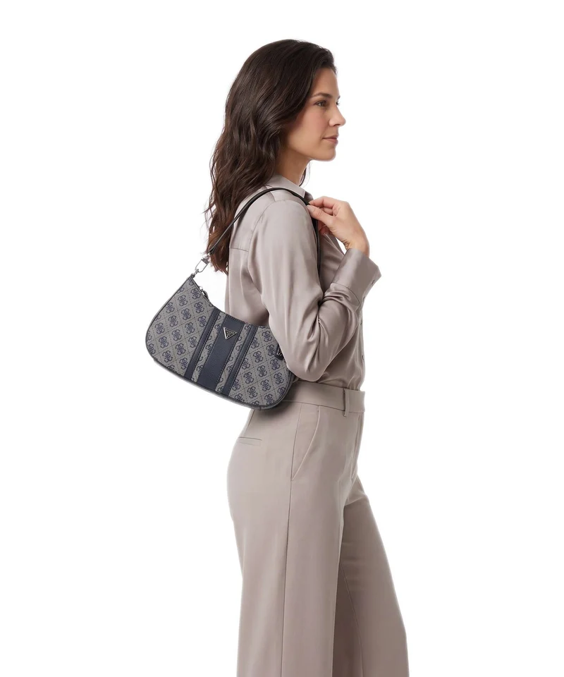 Guess Noelle II Sac porté épaule midnight logo
