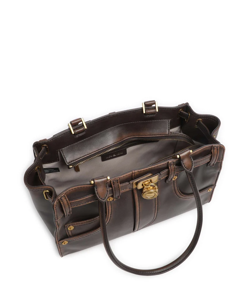 Michael Kors Hamilton Moderne Small Sac porté épaule chocolate