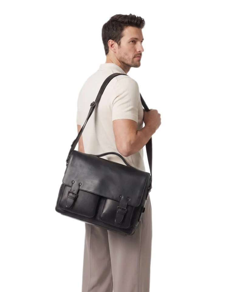 Aunts & Uncles Heritage Finn Porte-document black