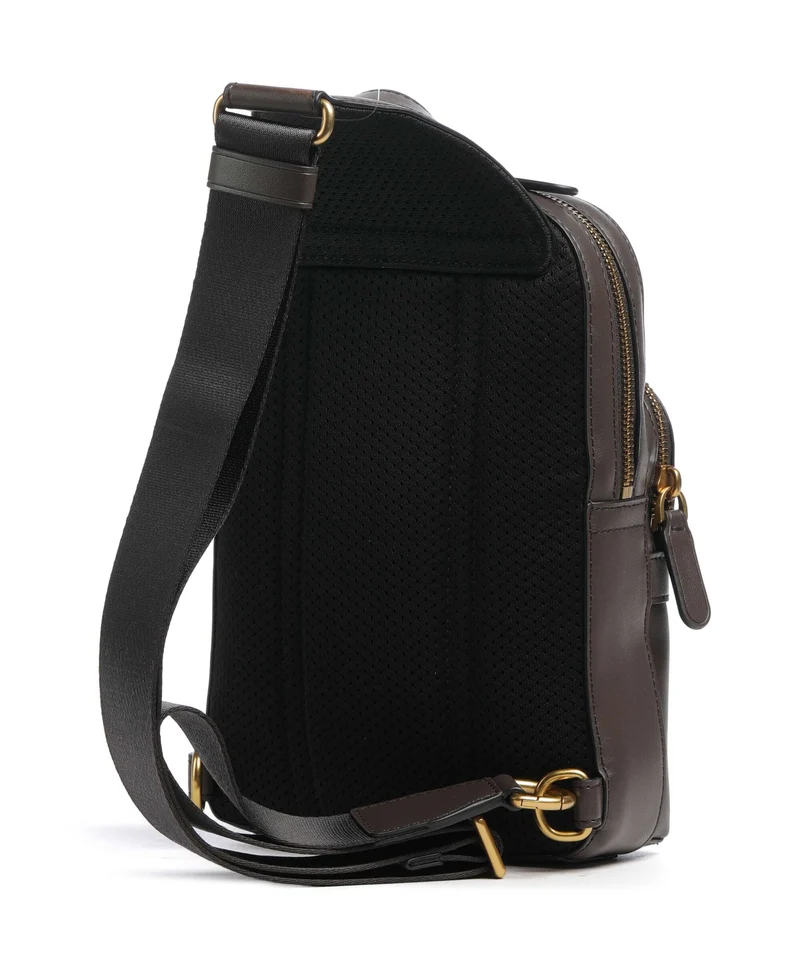 Michael Kors Hudson Medium Sac sling chocolate