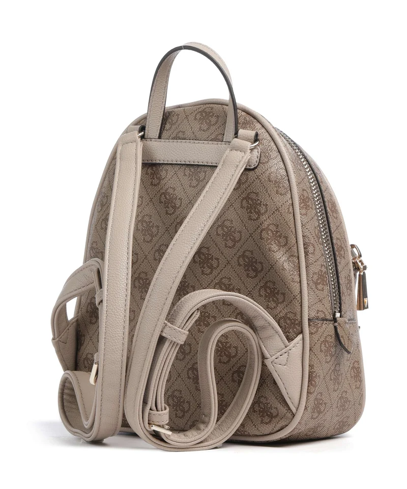 Guess Manhattan II Sac à dos latte logo