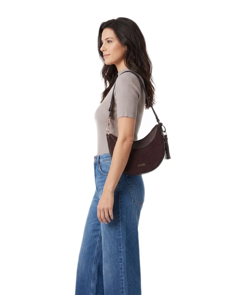 Liu Jo Cirry M Sac porté épaule red aubergine