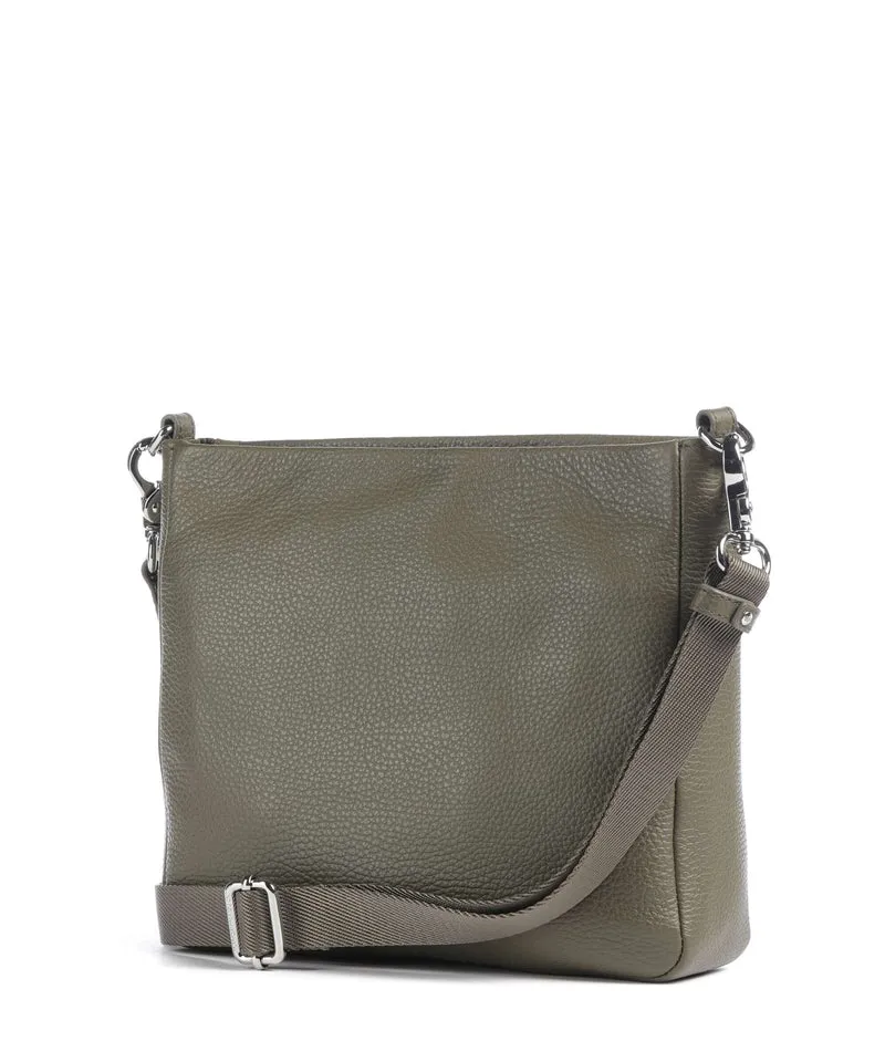Mandarina Duck Mellow Leather Sac bandoulière winter olive