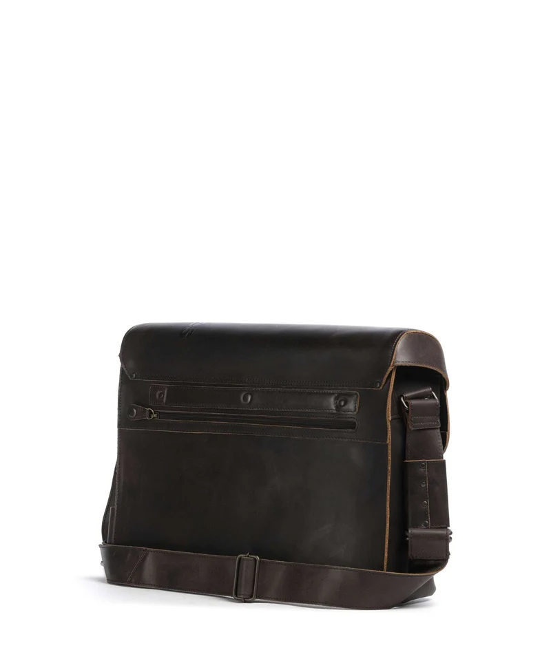 Aunts & Uncles Heritage Big Judd Sac messager dark brown