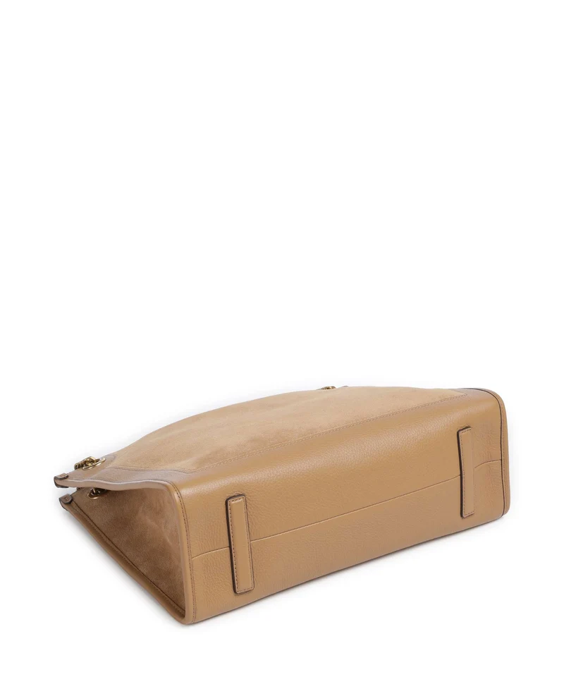 Lauren Ralph Lauren Bradley Large Cabas camel