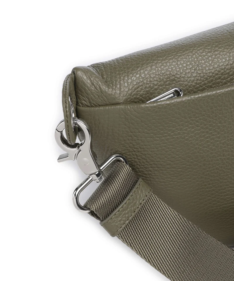 Mandarina Duck Mellow Leather Sac banane winter olive