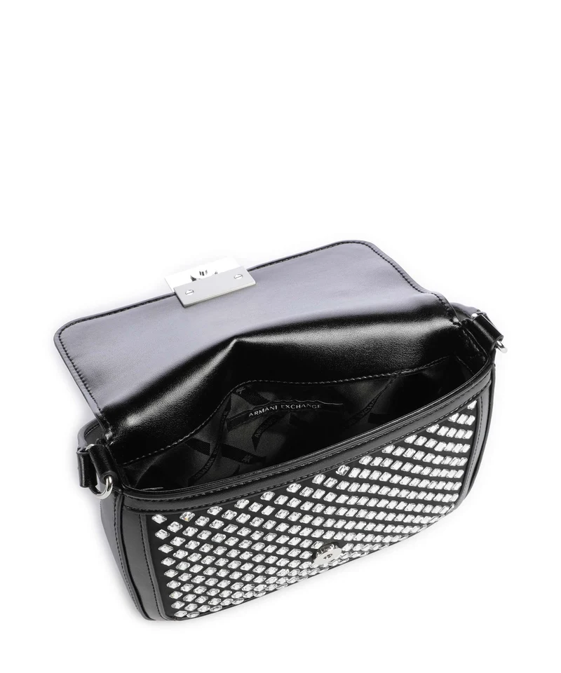 Armani Exchange Amy S Sac bandoulière black/crystal
