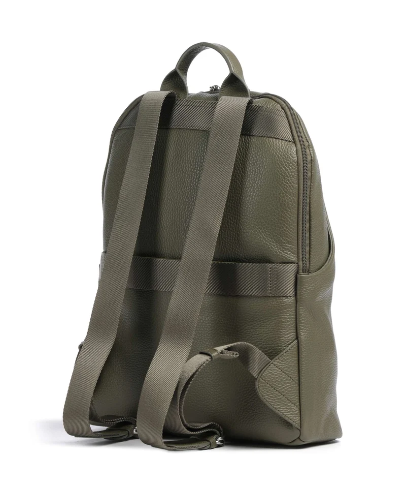 Mandarina Duck Mellow Leather Sac à dos winter olive