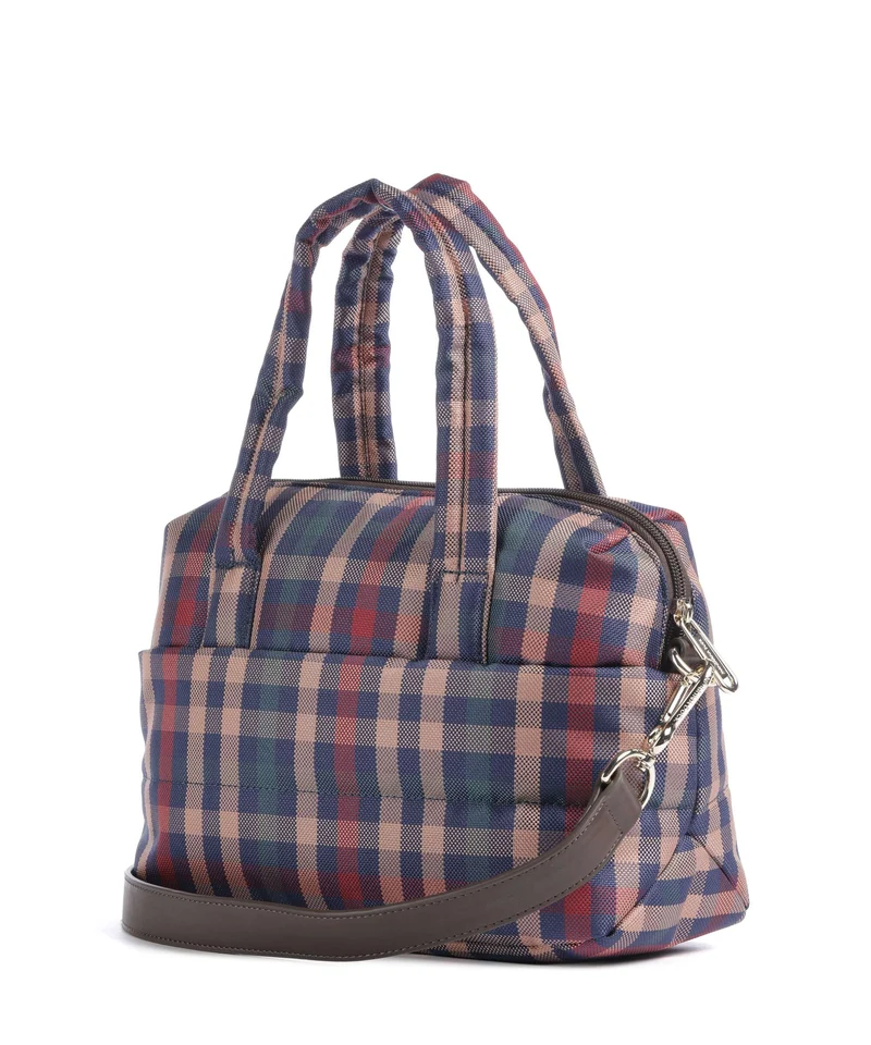 Mandarina Duck Tartan Sac à main tartan brown