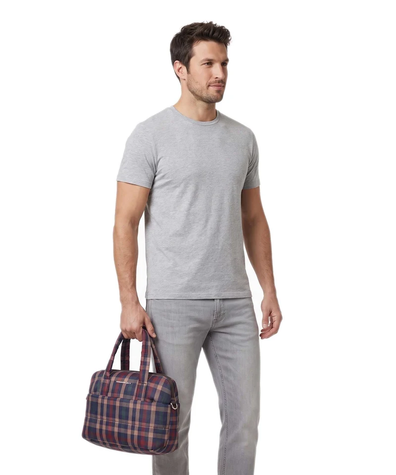Mandarina Duck Tartan Sac à main tartan brown
