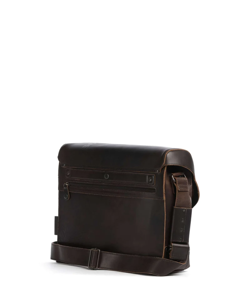Aunts & Uncles Heritage Medium Judd Sac messager dark brown