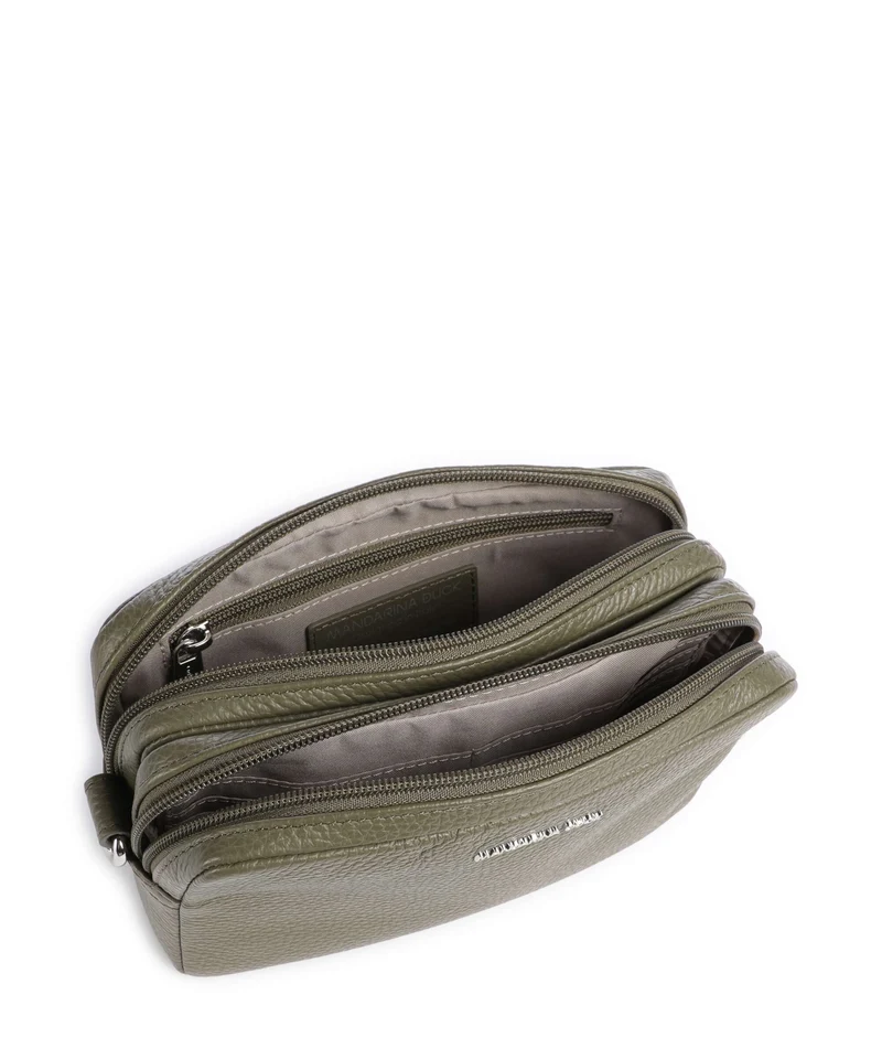 Mandarina Duck Mellow Leather Sac bandoulière winter olive