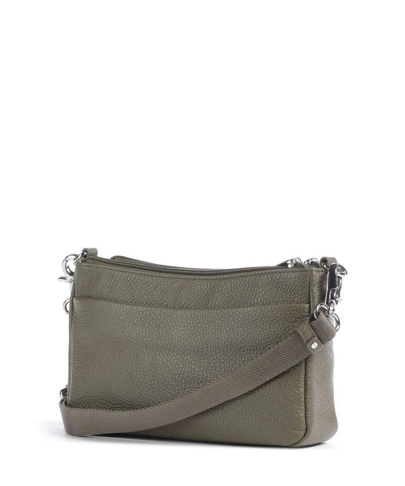 Mandarina Duck Mellow Leather Sac bandoulière winter olive