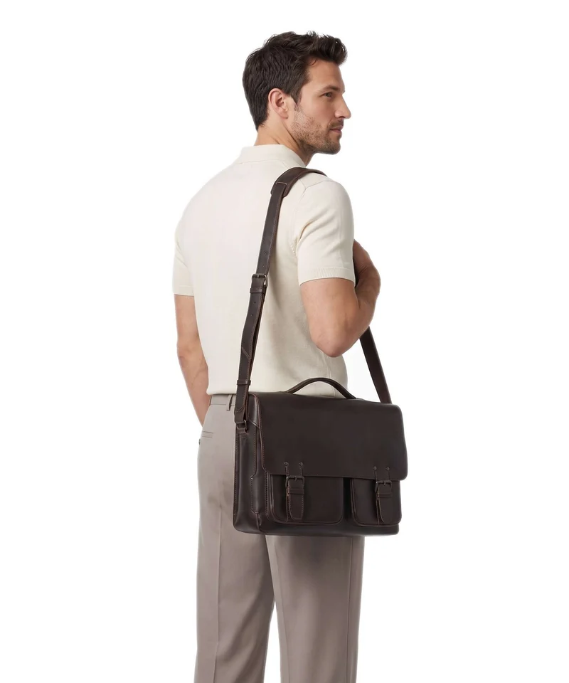 Aunts & Uncles Heritage Finn Porte-document dark brown